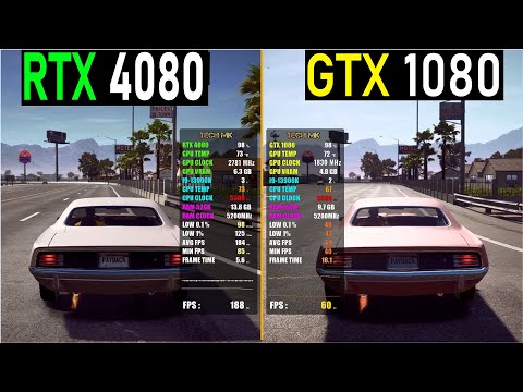 RTX 4080 vs GTX 1080 | i9-13900K - Test in 8 Games at 1440p | Tech MK