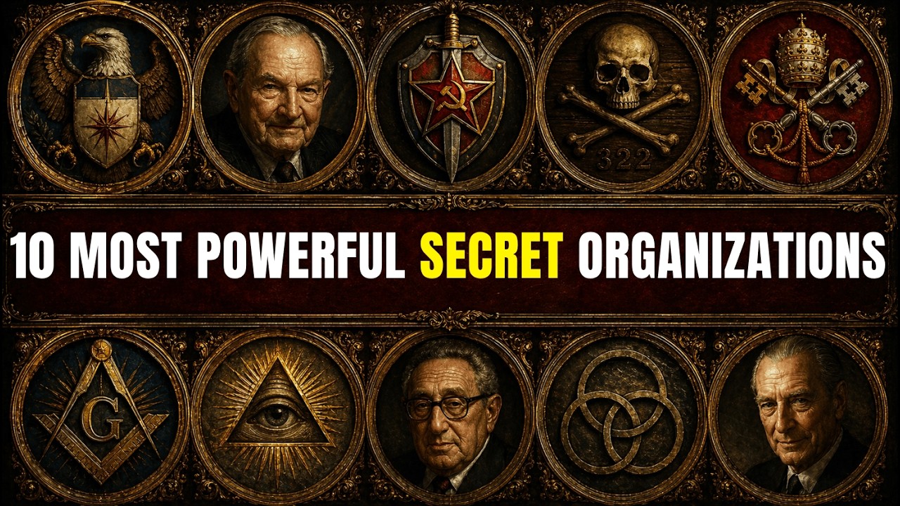 10 Most Powerful Secret Organizations in the World | Bedtime History Documentary