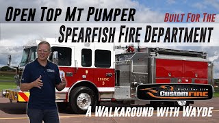 Spearfish Fire Department's Open Top Mount Pumper by CustomFIRE