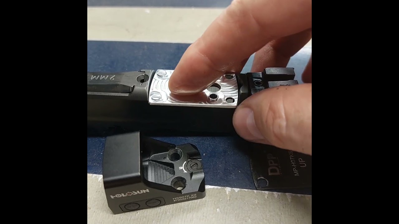 M&P Shield RMSc to Holosun K Series Adapter Plate