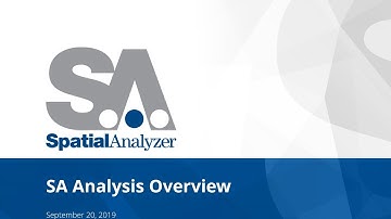 SA Analysis Features and Overview