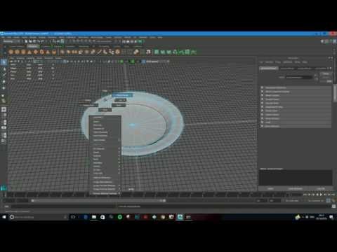 04 - Modelling a plate inside of Maya
