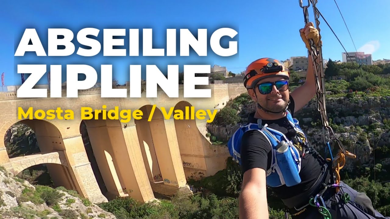 Mosta Bridge Abseiling and Zipline in Aid of Missio