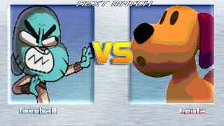 M.U.G.E.N BATTLES | Gumball vs Loula | The Amazing World of Gumball vs Pocoyo
