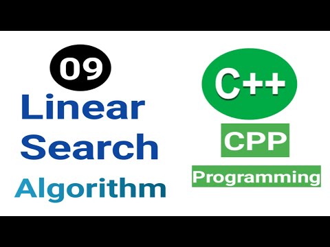 Linear Search in c c++ | Linear Search Algorithm in c c++