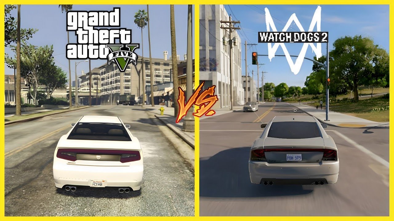 GTA V Vs Watch Dogs 2 Graphics Details Comparison YouTube 