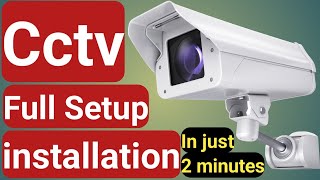 Security Camera Installation | DVR system | CCTV full setup