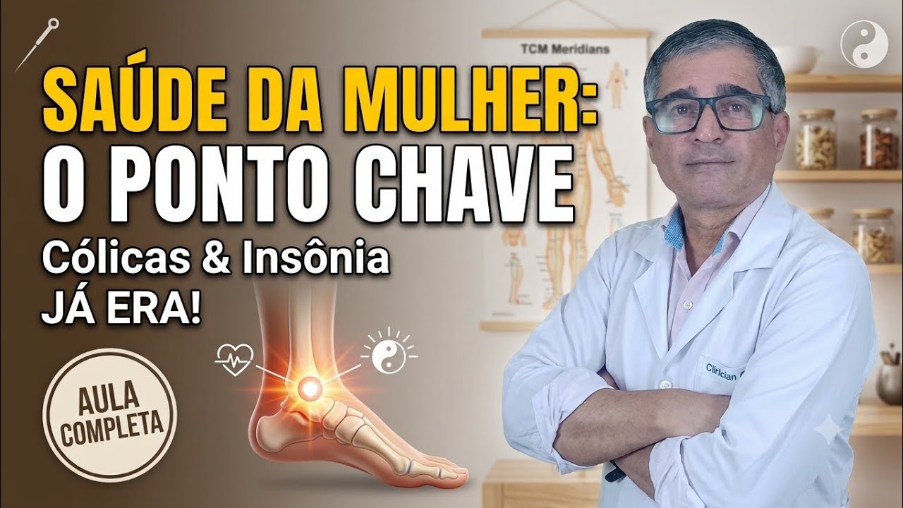 BP6 - O Ponto Mais Poderoso para a Saúde da Mulher: Fim das Cólicas e Insônia - Aula Completa