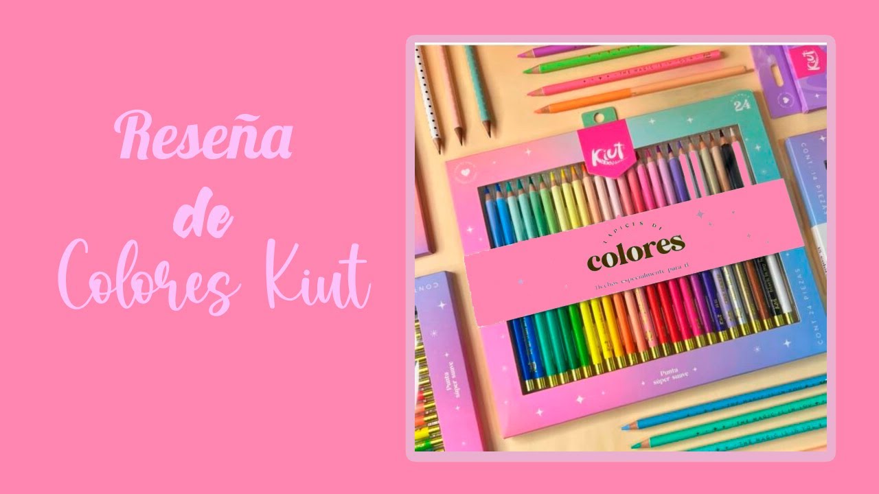 Probando Lapices de colores Kiut pastel de norma reseña y swatches ...