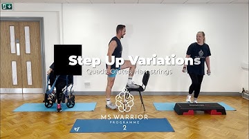 Exercises for MS - Dom Thorpe’s MS Warrior Programme 2 - Step Up Variations taster video