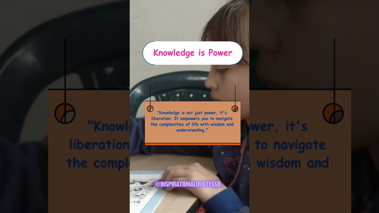 knowledge is Power| inspirational quotes about knowledge is Power - YouTube