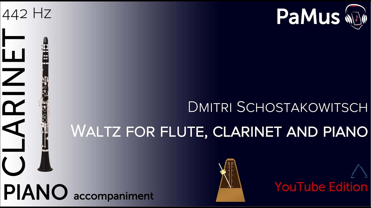 Dmitri Schostakowitsch Waltz for flute, and piano