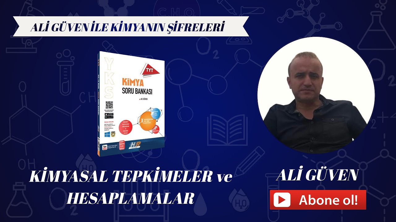 KİMYASAL TEPKİMELER ve HESAPLAMALAR  | Kritik 5 Soru ve Çözümleri! | TYT Kimya |  Full Tekrar