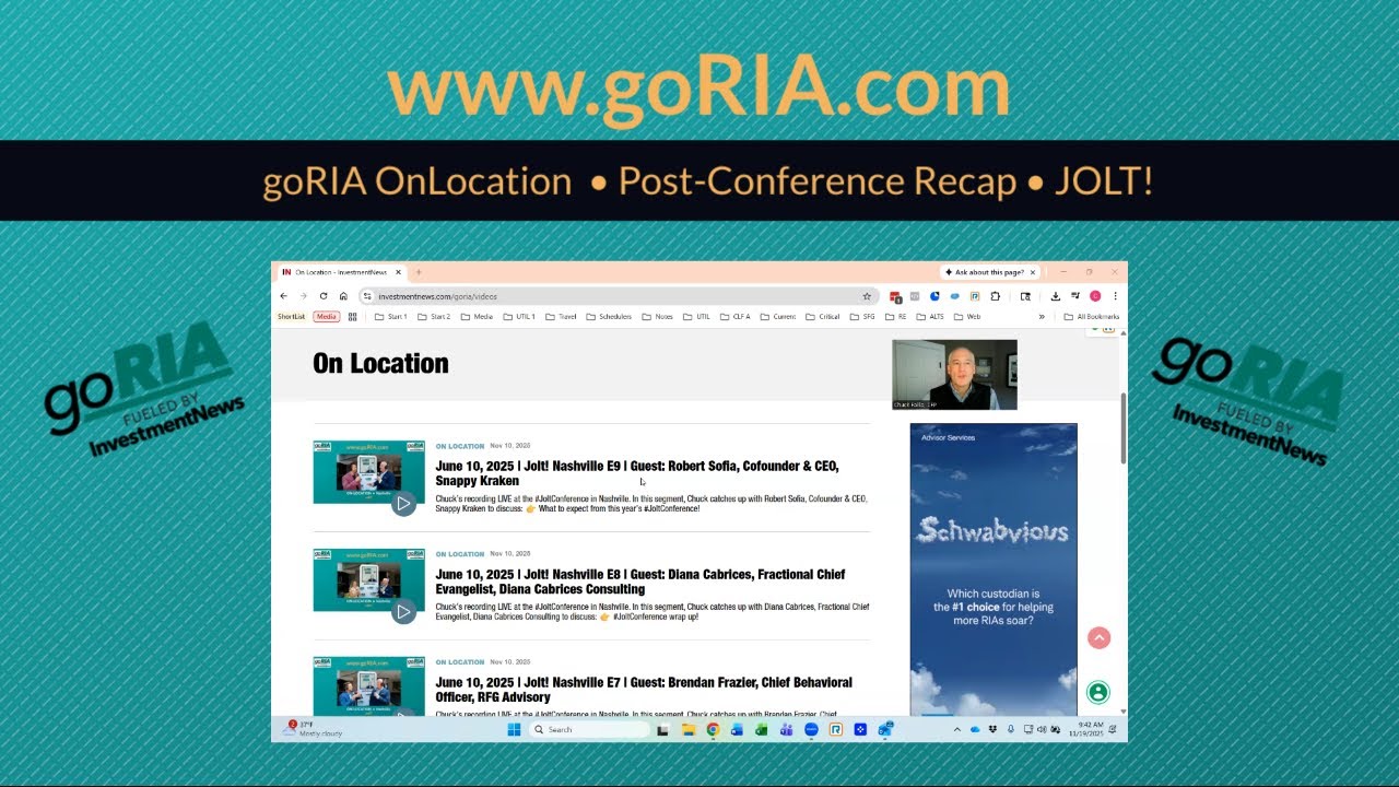 goRIA - Conference Recap - JOLT! - YouTube