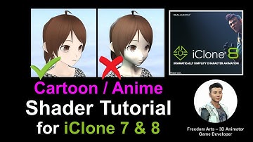 Cartoon & Manga Shader in iClone 8 - Full Tutorial