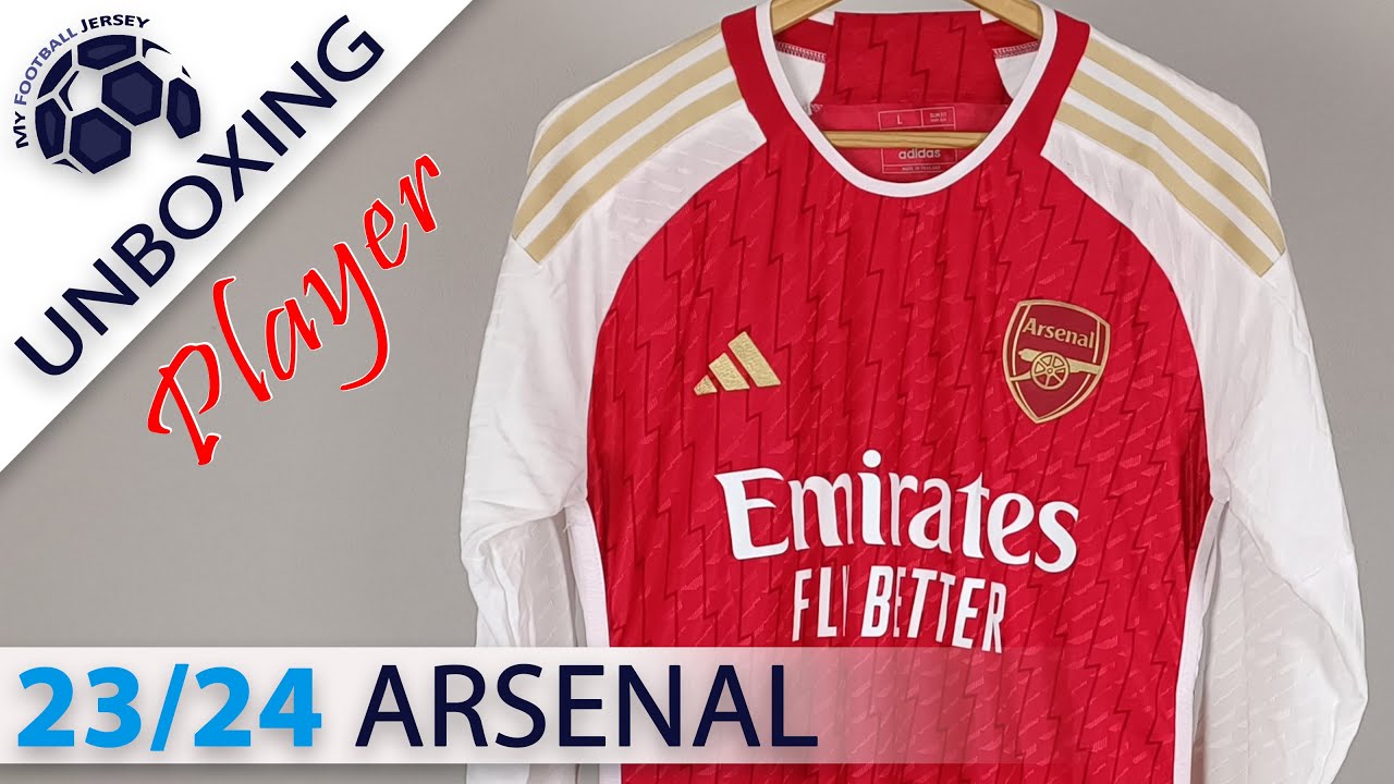 Arsenal Home Jersey (Long Sleeve) 23/24 (BestZV) Player Version Unboxing Review