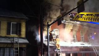 Shamokin Fire Bureau - 4th. Alarm Fire - Sunbury St. - Part 2 of 3 - 1/28/13