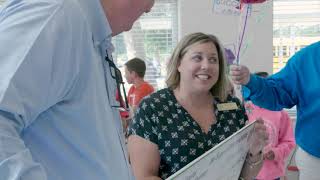 McAllister Elementary teacher Paige Nobles wins a $1,985 Bright Ideas grant.