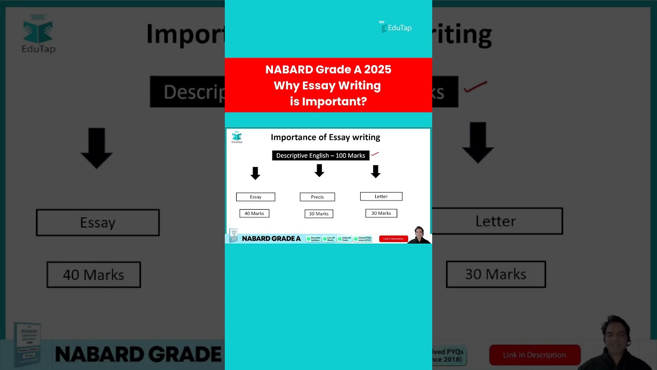 Why Essay Writing is critical for NABARD Grade A Descriptive English 2025?