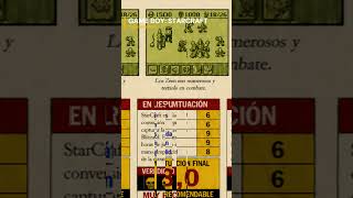 GAME BOY | STARCRAFT | ANÁLISIS