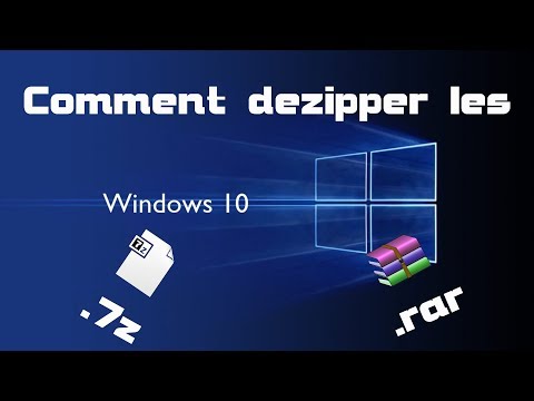 Comment dezipper toutes les archives (7z, rar...) ?