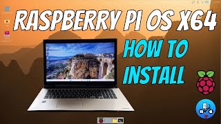 11 year old Laptop saved with Linux. Raspberry Pi OS X64