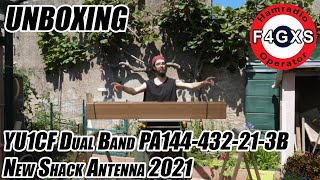 Unboxing / YU1CF Dual Band Yagi Antenna - PA144-432-21-3B