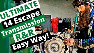 2014 - 19 Ford Escape Transmission Removal and Replacement! No cowl removal. 2.0 turbo AWD. Easy!!