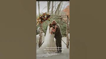 Maid Of Honor Moves The Officiant Out Of The Way 