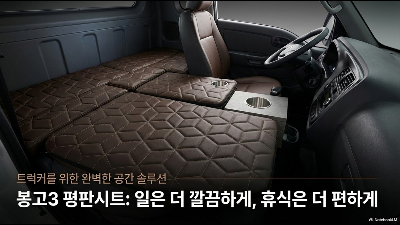 봉고3 평탄화로 공간창출