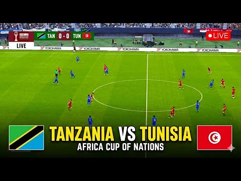 LIVE TANZANIA VS TUNISIA AFRICA CUP OF NATIONS 2025 SIMULATION GAMEPLAY 
