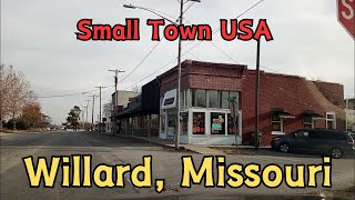 Driving in Small Town Willard, Missouri - Greene County - Springfield Metro Area #alongtheway