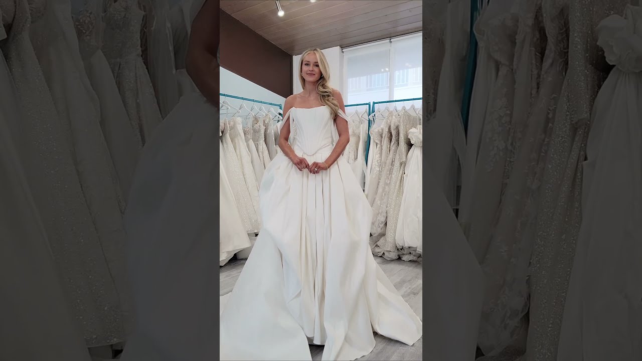 Voluminous Dropped Waist Wedding Dresses