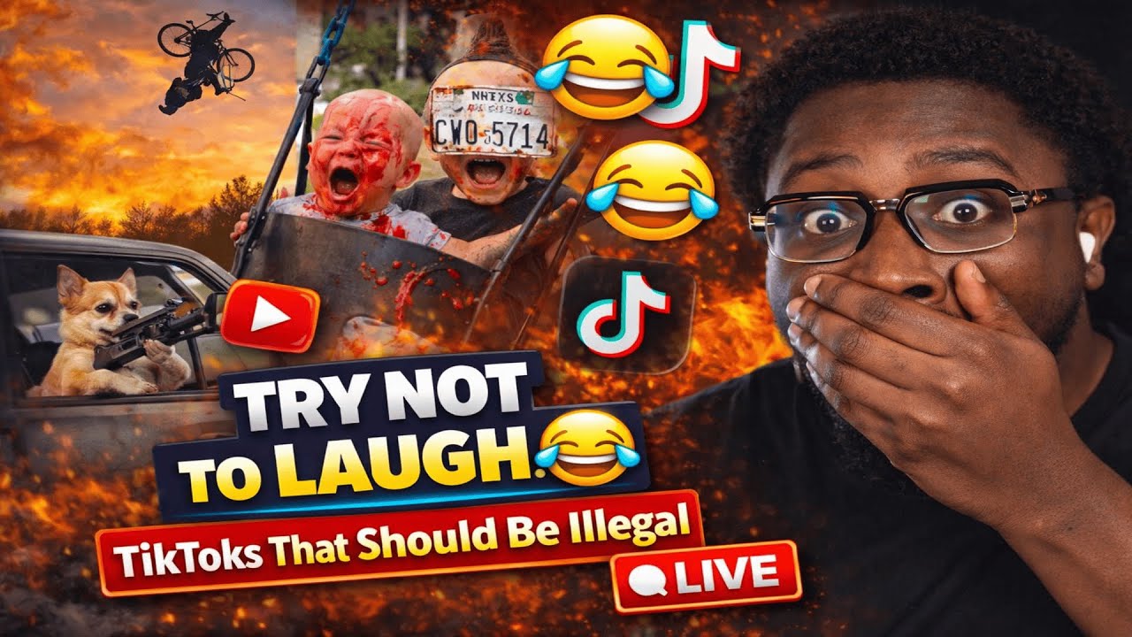 TRY NOT TO LAUGH 😂 | TikToks That Should Be Illegal (LIVE)