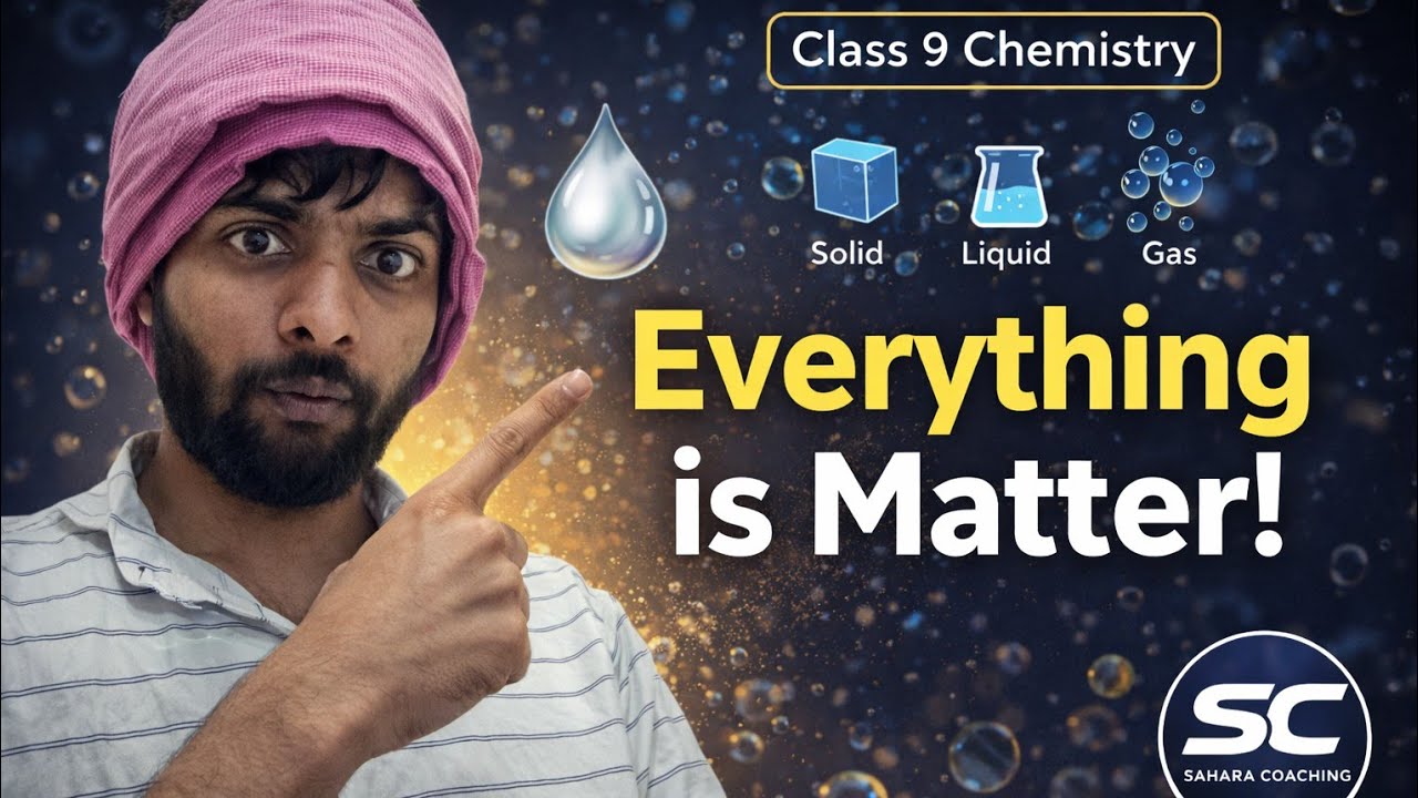 Size matter nahi karta! | Everything is Matter | Water Drop & Sand Particle | Class 9 Chemistry