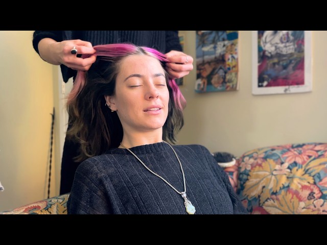 ASMR ✨ Super Tingly *Whispered* Hair Play, Brushing & Scalp Massage | Chatty, Real Person ASMR 🦄