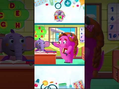 Johny Johny Yes Teacher #shorts #kidssongs #nurseryrhymes #kenttheelephant