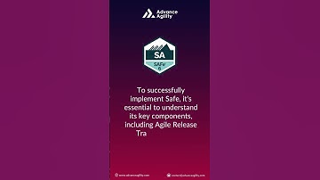 Implementing the Scaled Agile Framework | Advance Agility | #safe #scrum #shortvideo #business