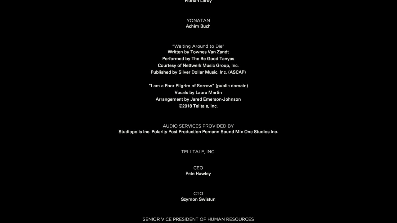 The Walking Dead: The Final Season Episode 3 Credits + Song