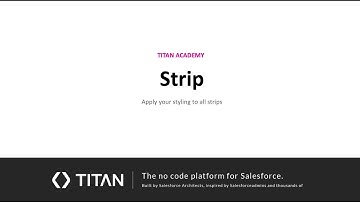 Apply your styling to all strips in Titan Web