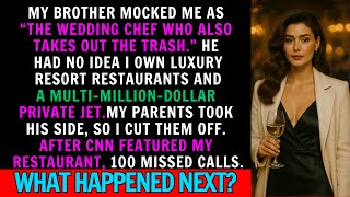 My Brother Mocked Me as a Wedding Chef, Called Me “Garbage Collector”—Unaware I Owned Private Jets! screenshot 5