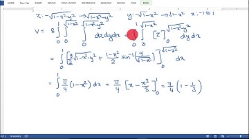 Multiple Integrals - Problems 13