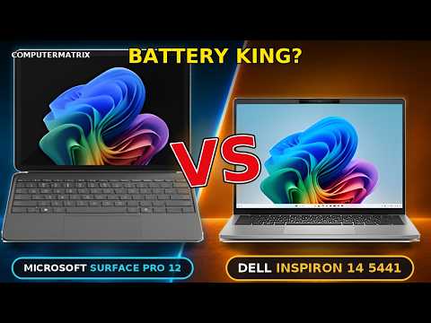 Microsoft Surface Pro 12 vs Dell Inspiron 14 5441 comparison video thumbnail
