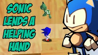 Sonic Lends A Helping Hand