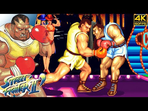 Street Fighter II: Champion Edition - Balrog (Arcade / 1992) 4K 60FPS