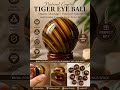 Tiger Eye Stone Ball – Attract Wealth, Confidence & Protection