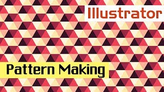 Adobe Illustrator CC | How to Pattern making Illustrator CC 2017 CS 6 Tutorial