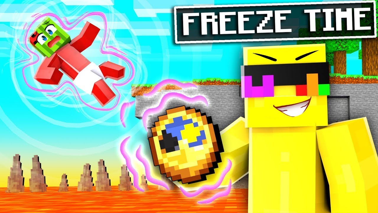 Using TIME FREEZE To Prank My Friends In Minecraft