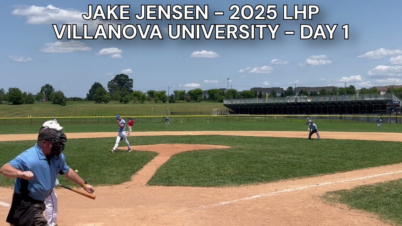 JAKE JENSEN - LHP 2025 - BLUECLAWS BASEBALL ACADEMY - JULY 27, 2024 - VILLANOVA UNIVERSITY - DAY 1