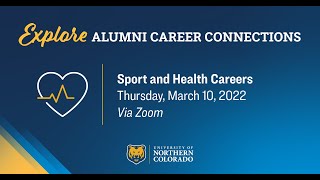 Alumni Career Panel Sports and Health Careers